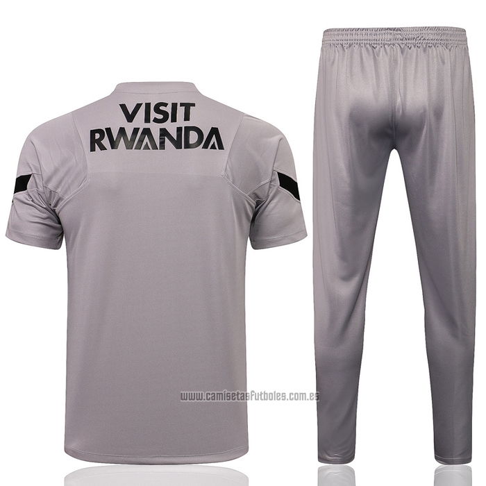Chandal del Paris Saint-Germain Manga Corta 2021-2022 Gris